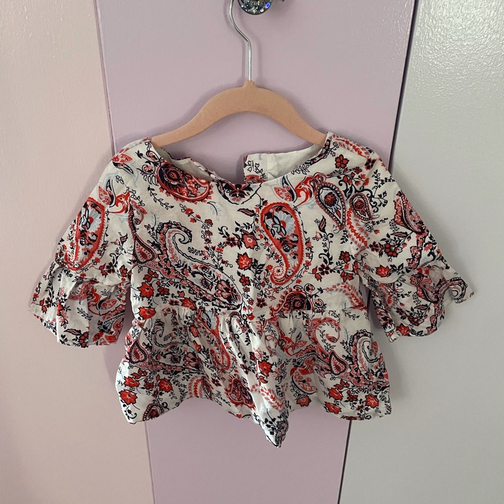 Janie and Jack girls top size 5, great condition